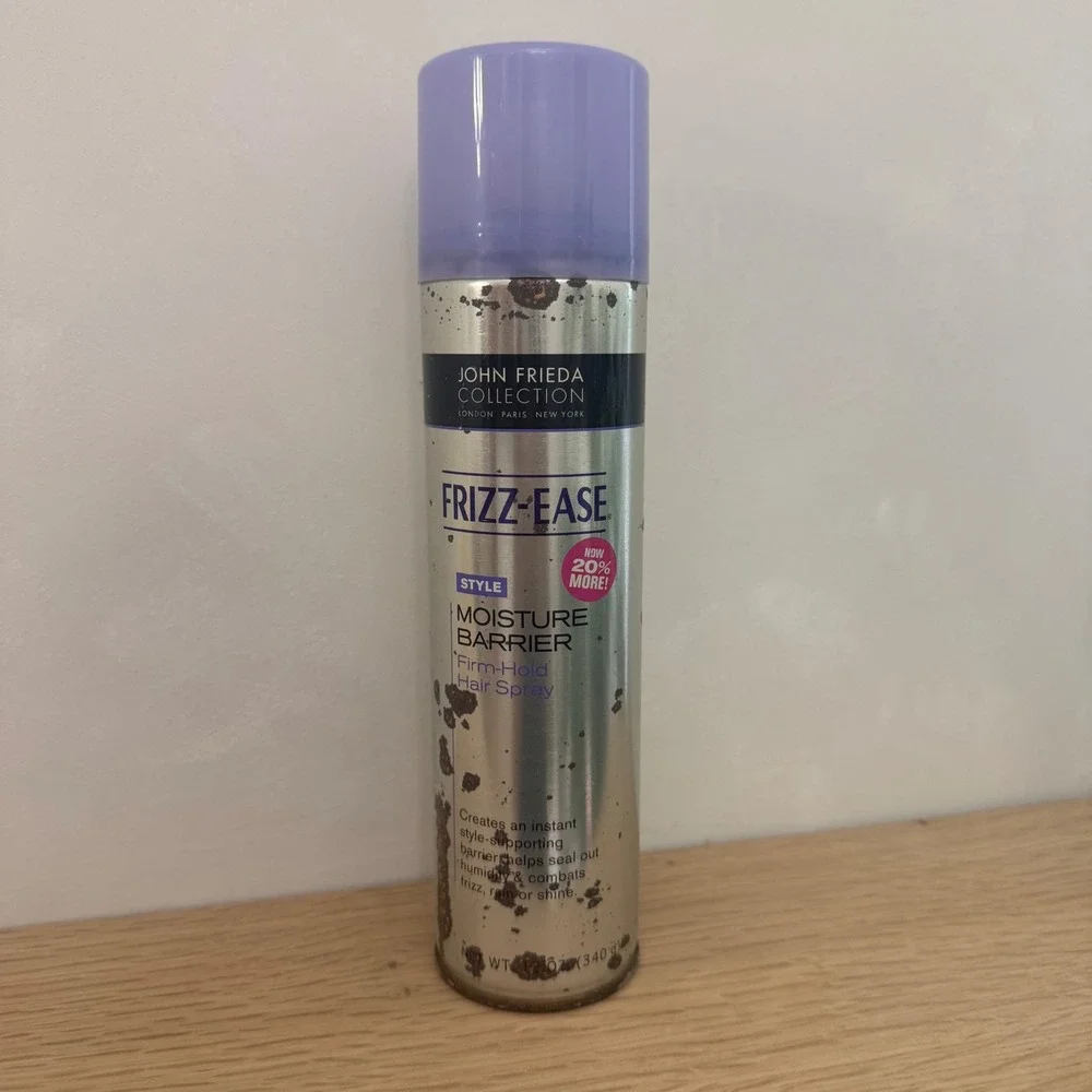John Frieda Frizz-Ease Moisture Barrier Firm-Hold Hair Spray 12 oz‎ Discontinued